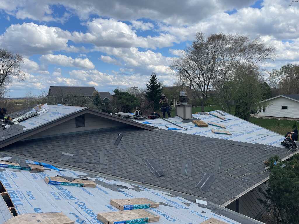 during hail damaged roof repair Wales, WI