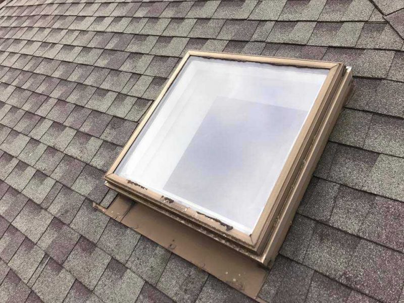 Skylight Before Photo
